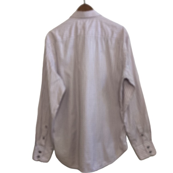 Robert Graham Dress Shirt Mens XL Classic Fit Pink Purple Flip Cuff Floral - Picture 2 of 15